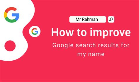 How to Improve Google Search Results for Your Name.